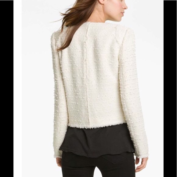 Truth and Pride Bouclé Biker/ Moto Jacket - Picture 2 of 8